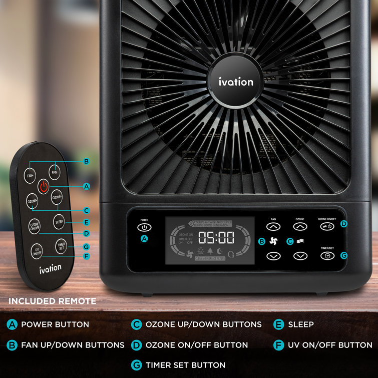 Ivation hepa air purifier and ozone generator discount